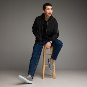 Gray Mandala Slip On Canvas Shoes For Men